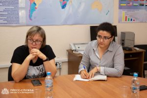 Vernadsky CFU international students learn about fire safety