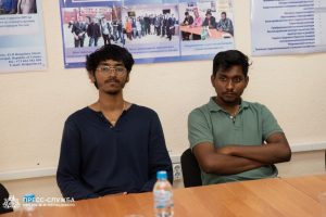 Vernadsky CFU international students learn about fire safety