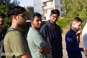 Vernadsky CFU international students learn about fire safety