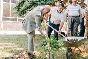 Kremlin Spruce planted at Vernadsky CFU