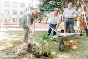 Kremlin Spruce planted at Vernadsky CFU