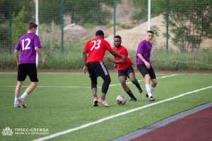 Traditional football friendly played at Vernadsky CFU