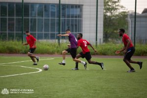 Traditional football friendly played at Vernadsky CFU