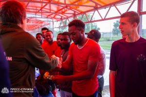 Traditional football friendly played at Vernadsky CFU